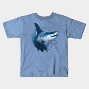 Menacing Shark Unleash the Power of the Ocean Kids T-Shirt